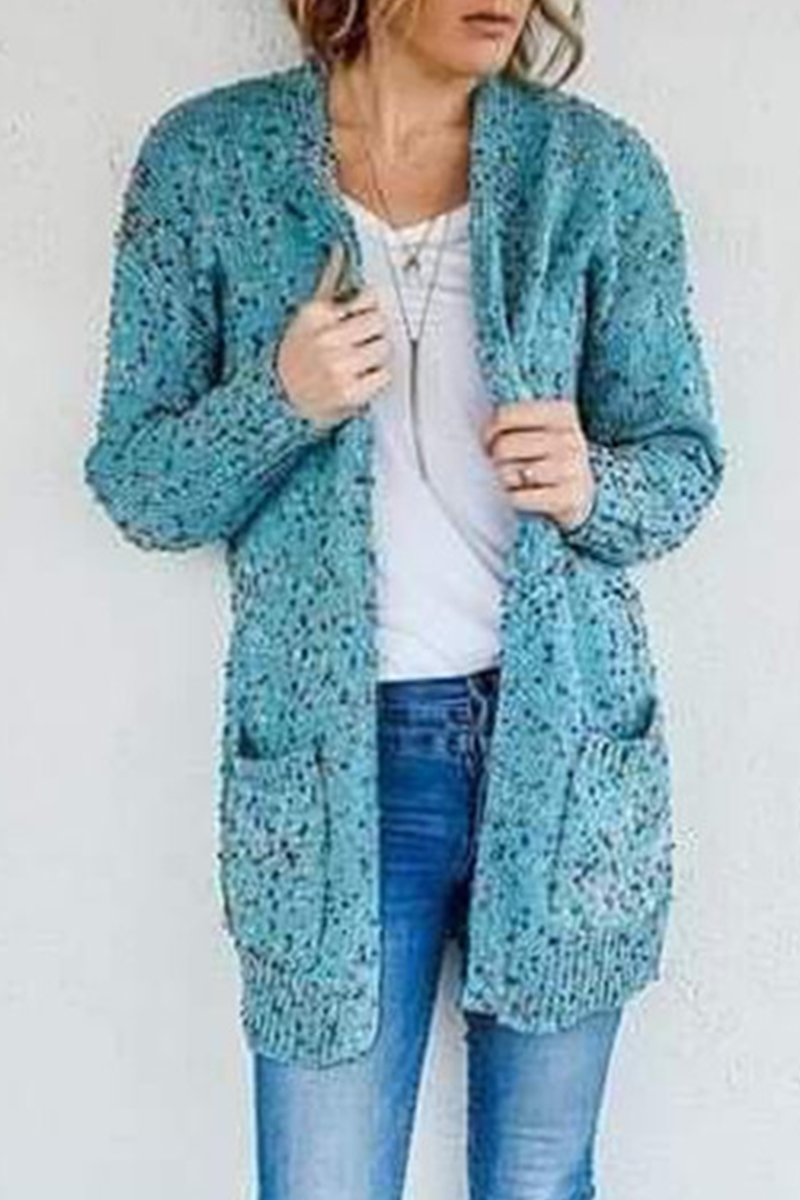 Gebreid™ | Gebreid Cardigan mit Print | Losvallend Design | Comfortabel und Kleurrijk