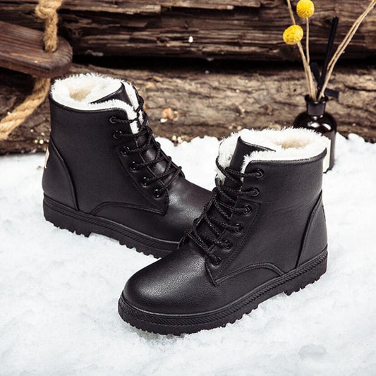 Furélle™ | Gefütterte Lederstiefel