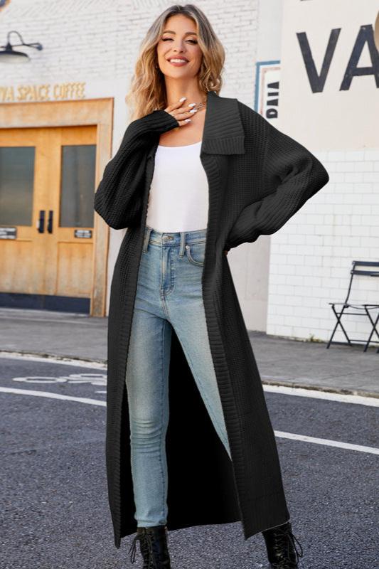 Langetm™ | Lange Effen Cardigan | Acryl | Elegant und Warm