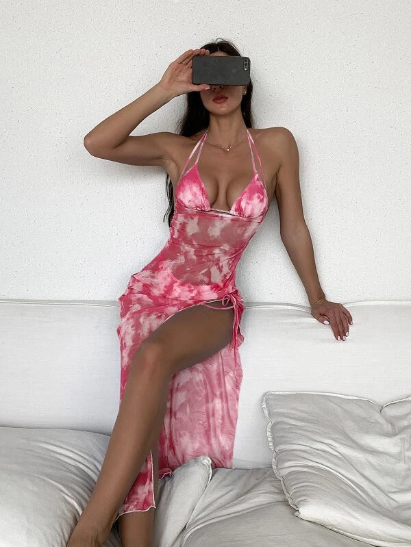 Daisyree™ | Dreiteiliges Batik-Bikini-Set