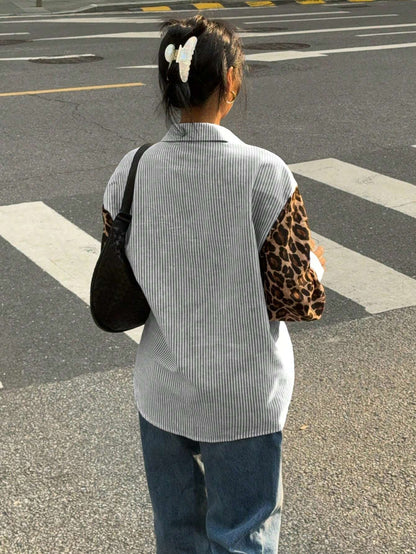 Lenora™ | Bluse mit Leeuwdetails – Opvallend, Casual & Streetstyle-klaar