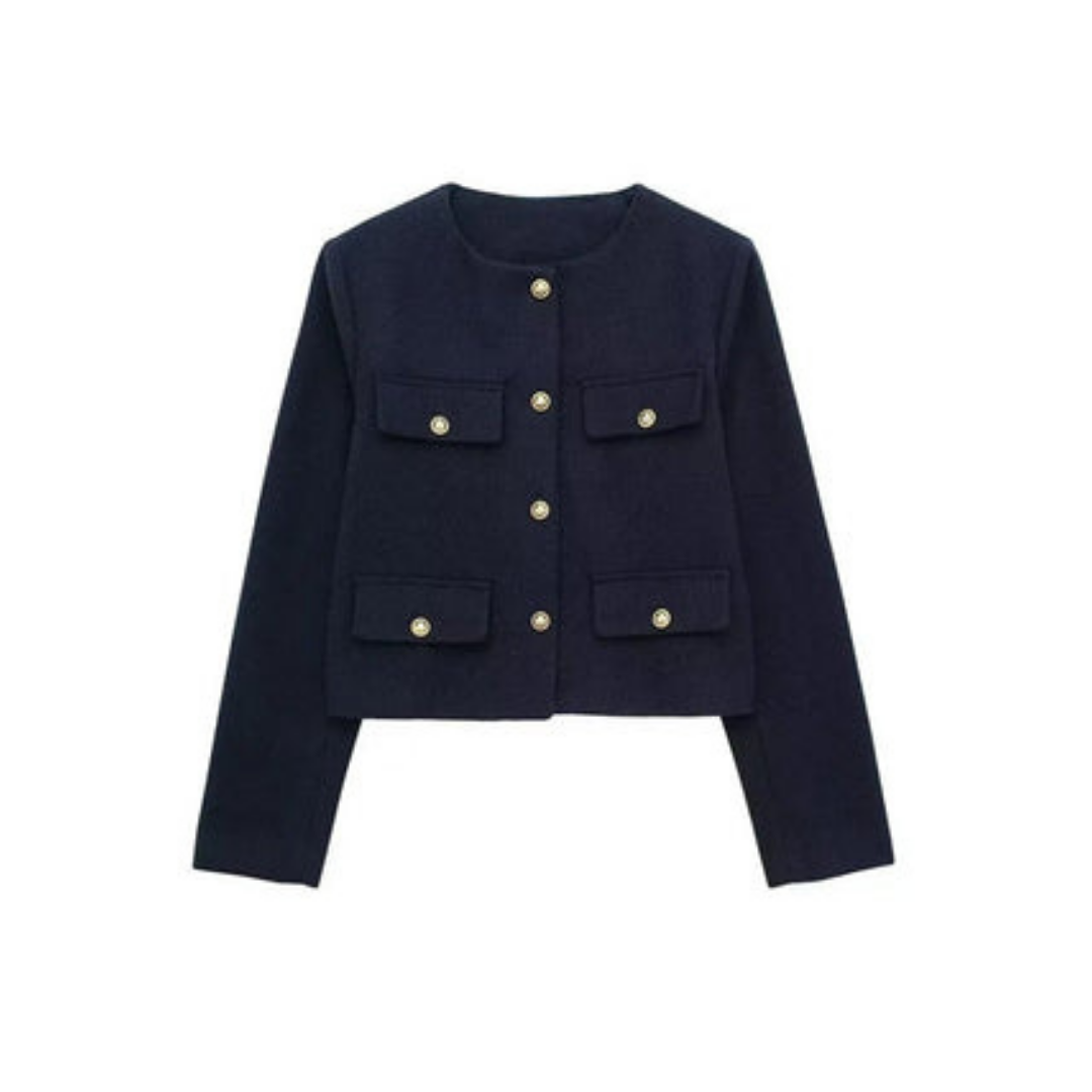 Elise™ | Elise Damenjacke - Zeitlose Tweed Look