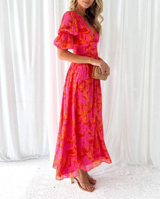 Derana™ | Maxi-Kleid mit Print