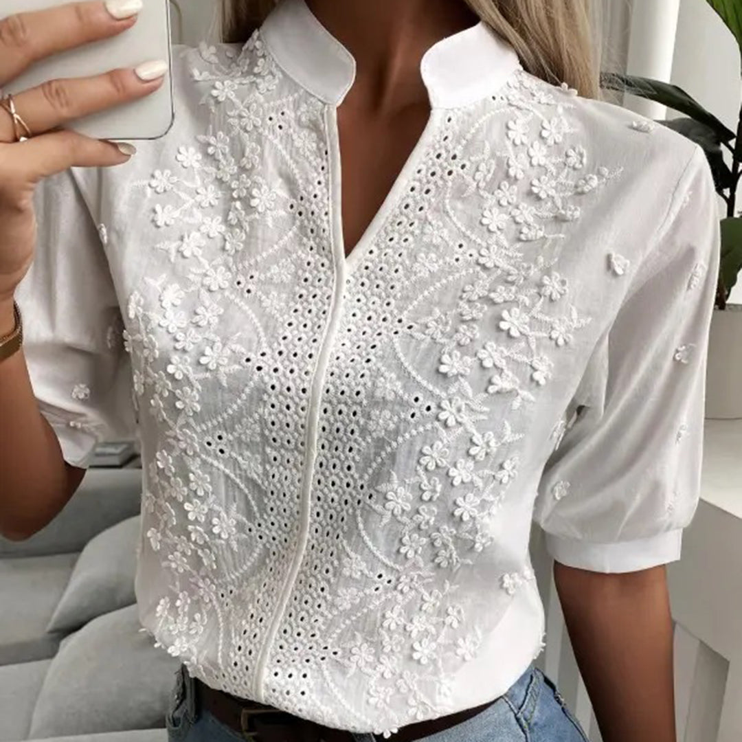 Charlotte™ | Bluse mit Spitze