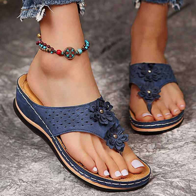 Blair | Damensandalen in Lederoptik