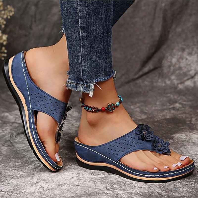 Blair | Damensandalen in Lederoptik