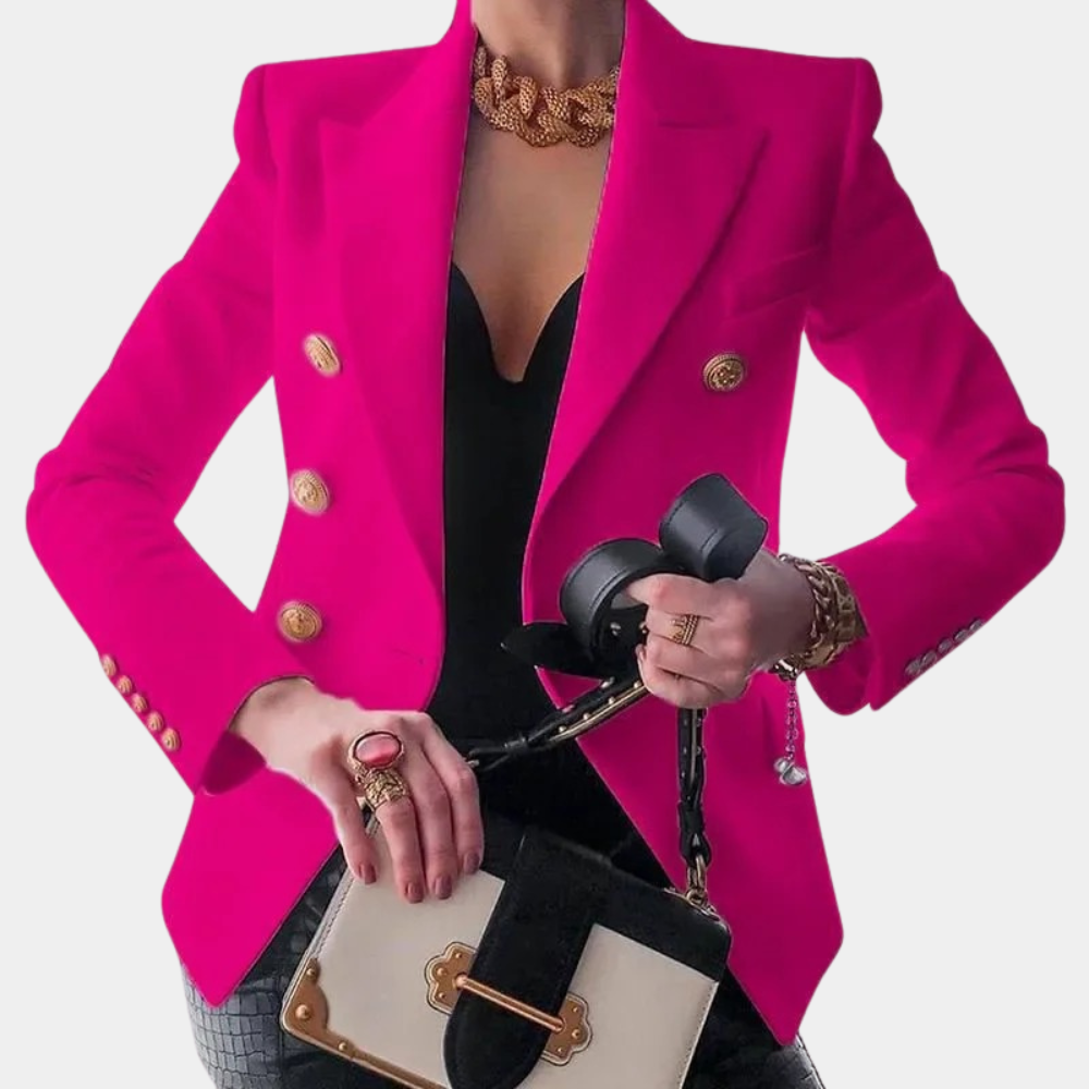 Lydia™ | Blazer mit Goldfarbenen Knöpfen