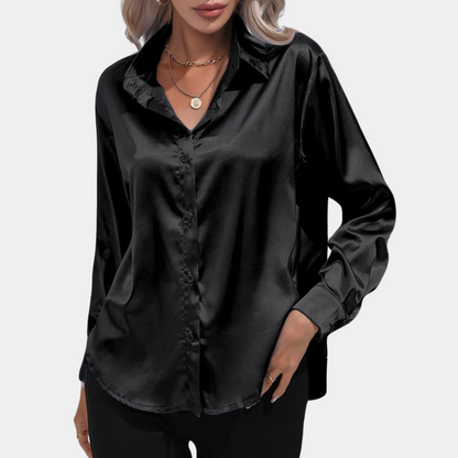 Jennifer™ | Satinbluse
