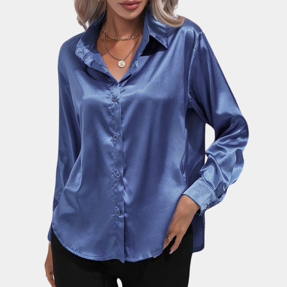 Jennifer™ | Satinbluse