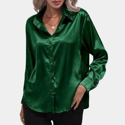 Jennifer™ | Satinbluse