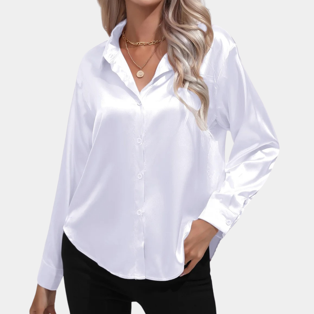 Jennifer™ | Satinbluse