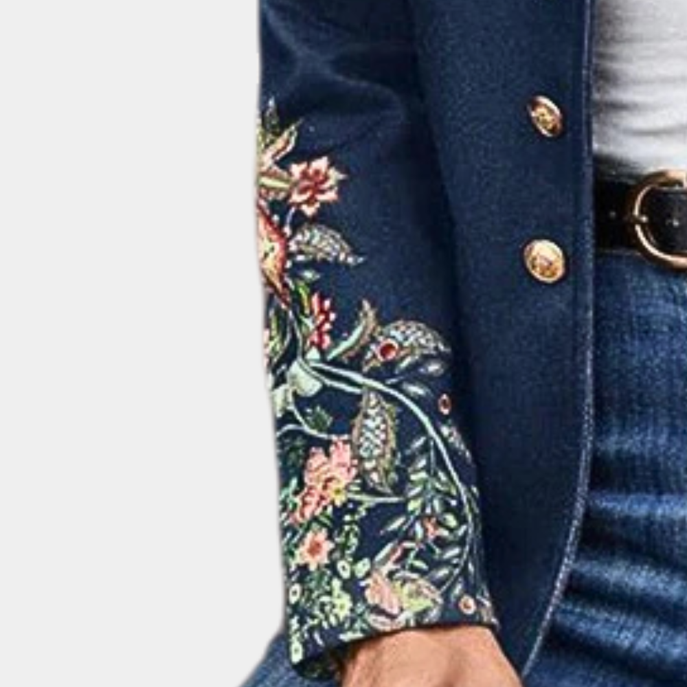 Margaret™ | Blazer mit Stickerei
