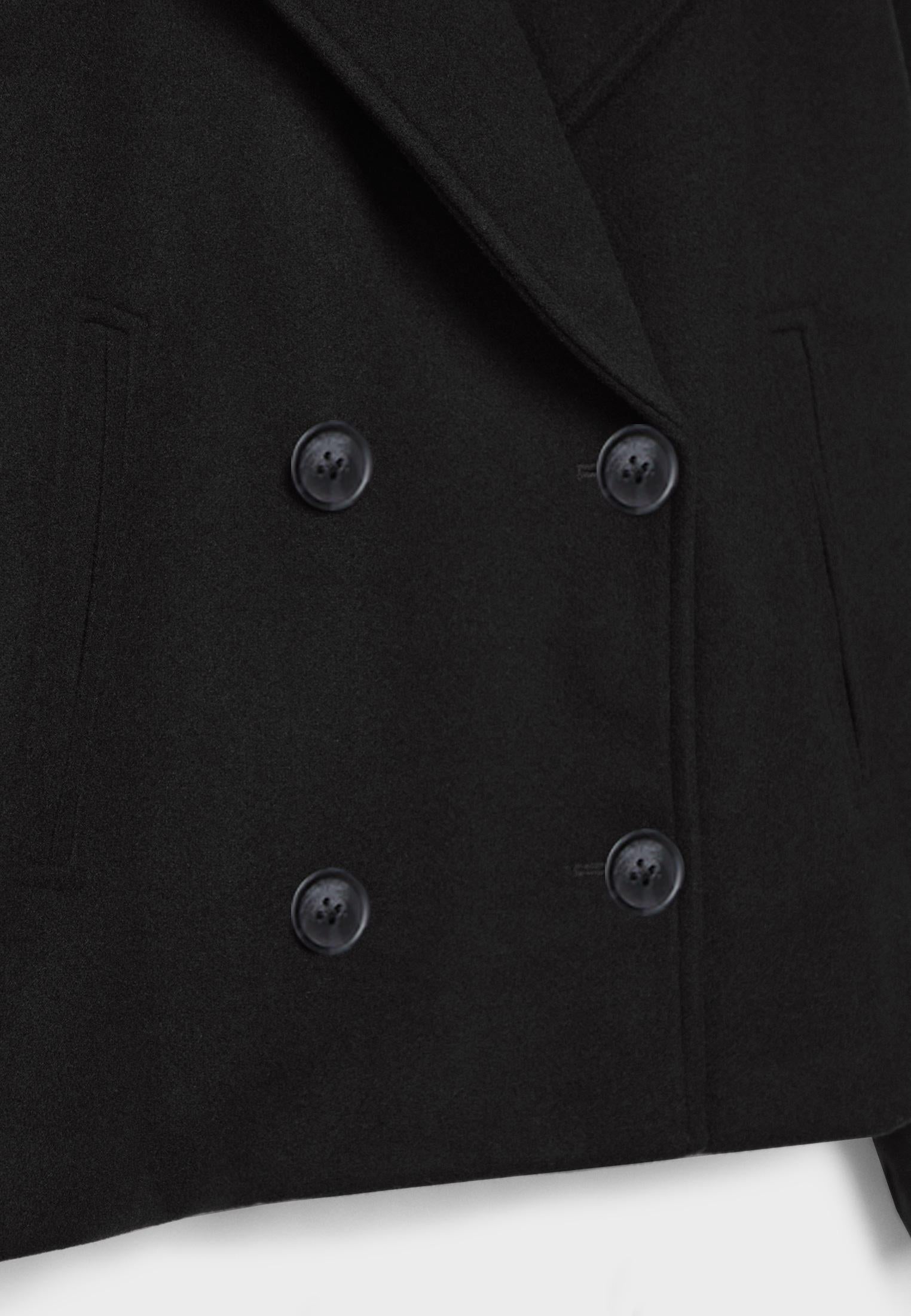 Elara™ | Chice kurze Jacke mit doppelreihiger Knopfleiste
