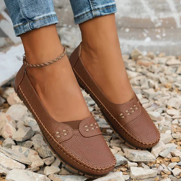 Sarah | Damenloafer mit orthopädischer Unterstützung und mit atmungsaktivem Design