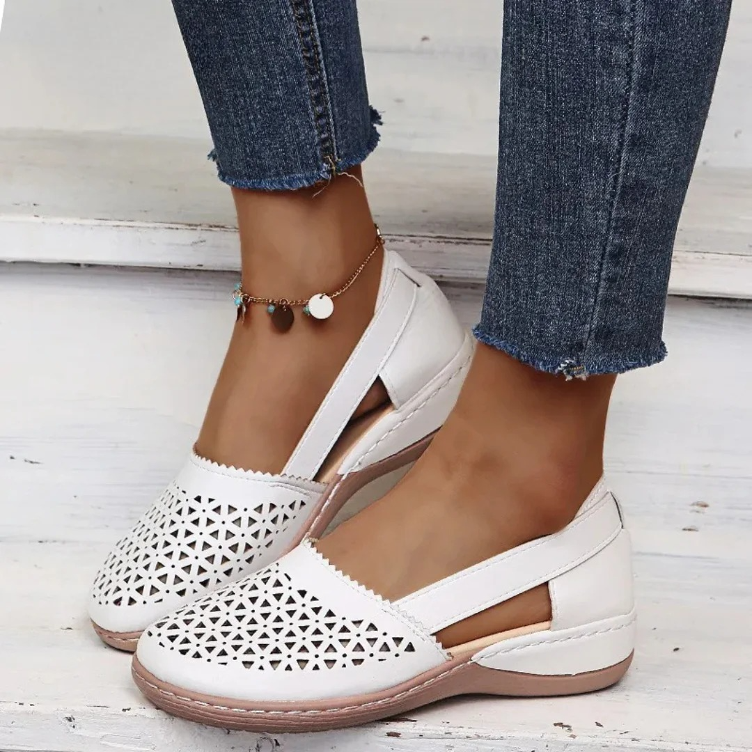Linda | Damensandalen mit orthopädischer Unterstützung und mit atmungsaktivem Design
