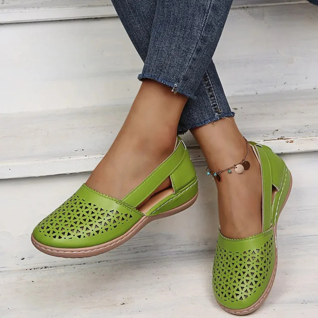 Linda | Damensandalen mit orthopädischer Unterstützung und mit atmungsaktivem Design