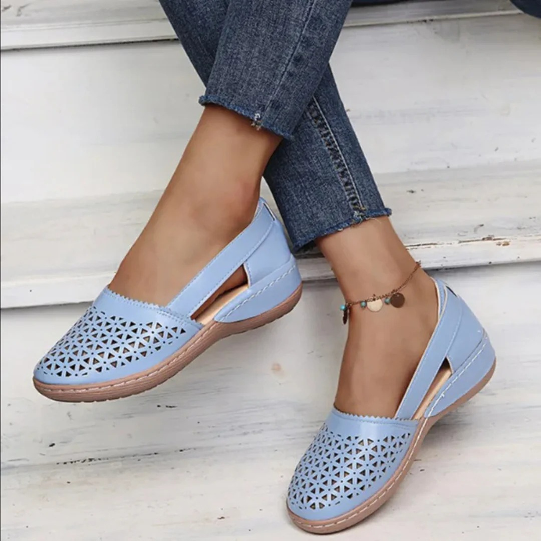 Linda | Damensandalen mit orthopädischer Unterstützung und mit atmungsaktivem Design