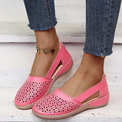 Linda | Damensandalen mit orthopädischer Unterstützung und mit atmungsaktivem Design
