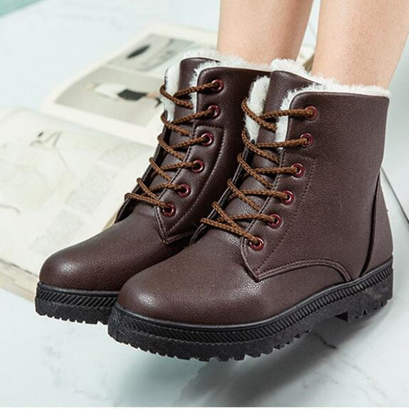 Furélle™ | Gefütterte Lederstiefel