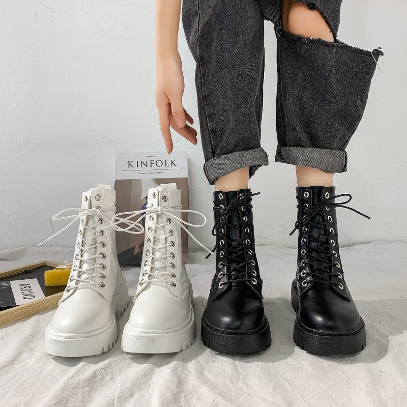 Lacera™ | Boots mit Schnürdetails