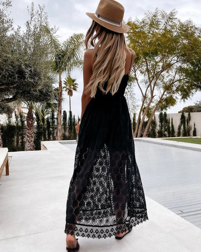 Dolly™ | Jumpsuit mit Print mit Spitze