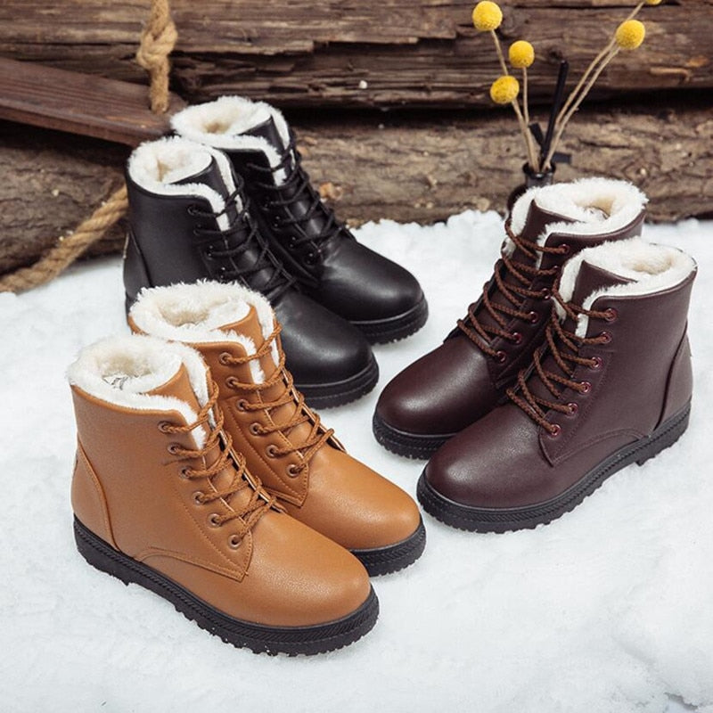 Furélle™ | Gefütterte Lederstiefel