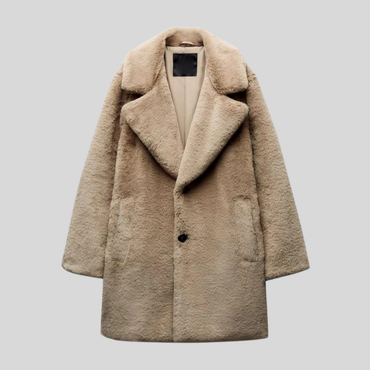 Vivienne™ | Trendige Teddyjacke mit Reißverschluss