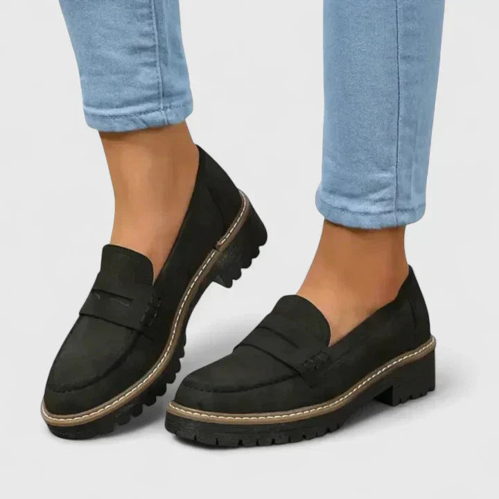 Sienna | Damenloafer mit orthopädischer Unterstützung und in Lederoptik