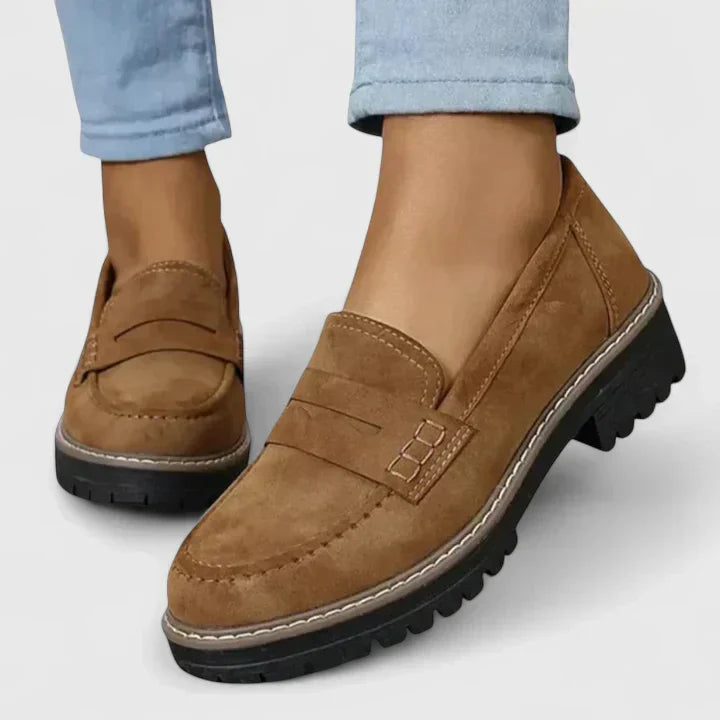 Sienna | Damenloafer mit orthopädischer Unterstützung und in Lederoptik