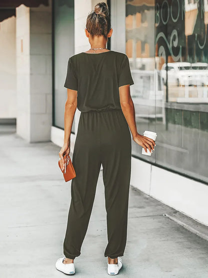 Valerie™ | Jumpsuit mit kurzen Ärmeln