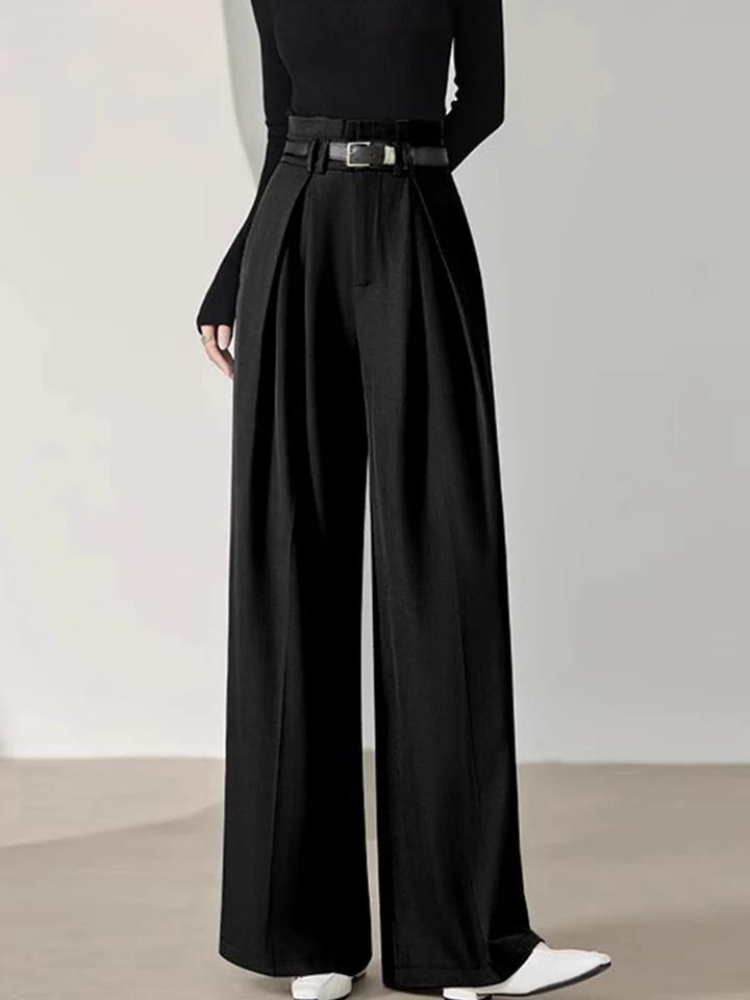 Gisela™ | High-Waist-Hose mit weitem Bein