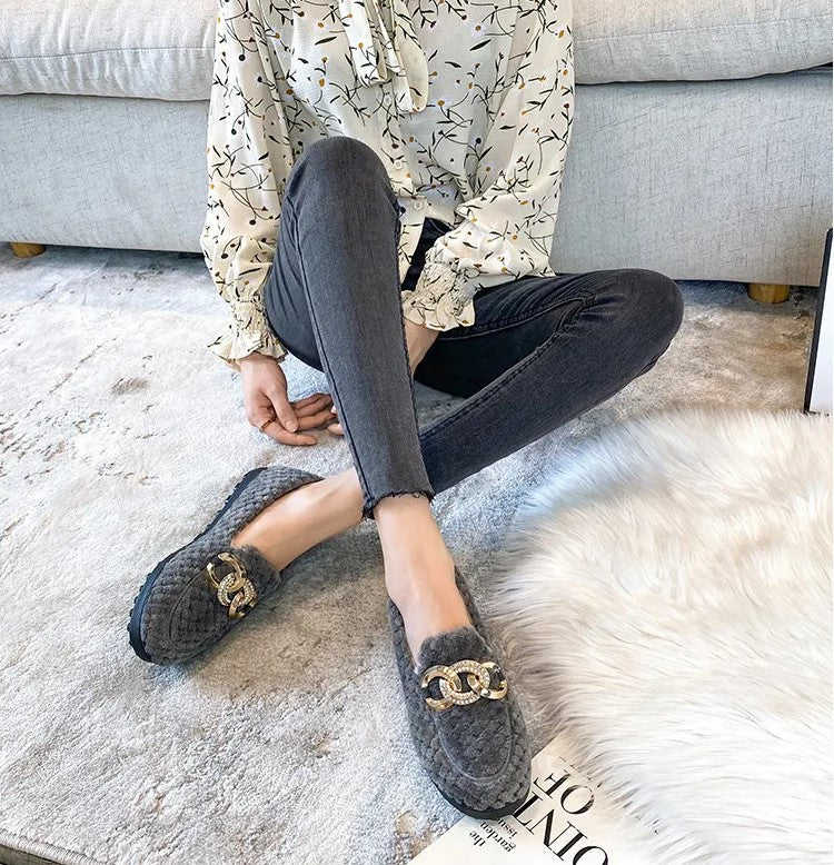 Crystalline™ | Gefütterte Winter-Loafer
