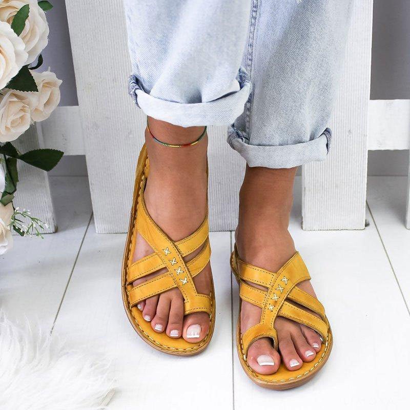 Stephanie | Damensandalen mit orthopädischer Unterstützung und mit gepolsterter Innensohle