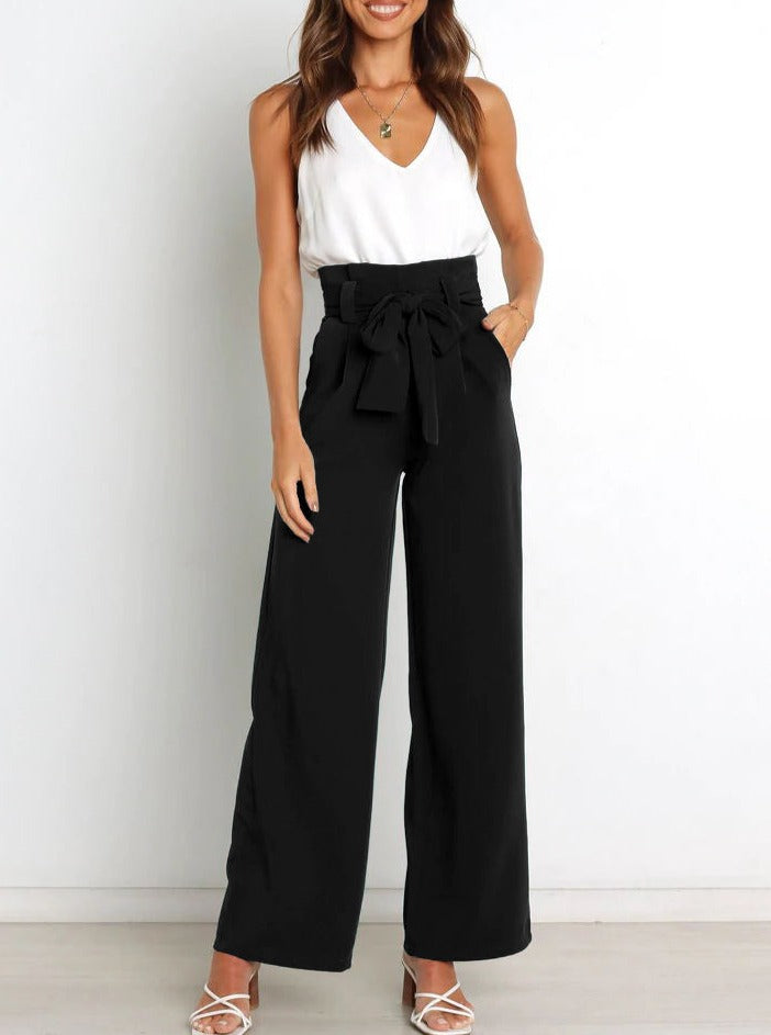 Gudrun™ | Stoffhose mit Schleife