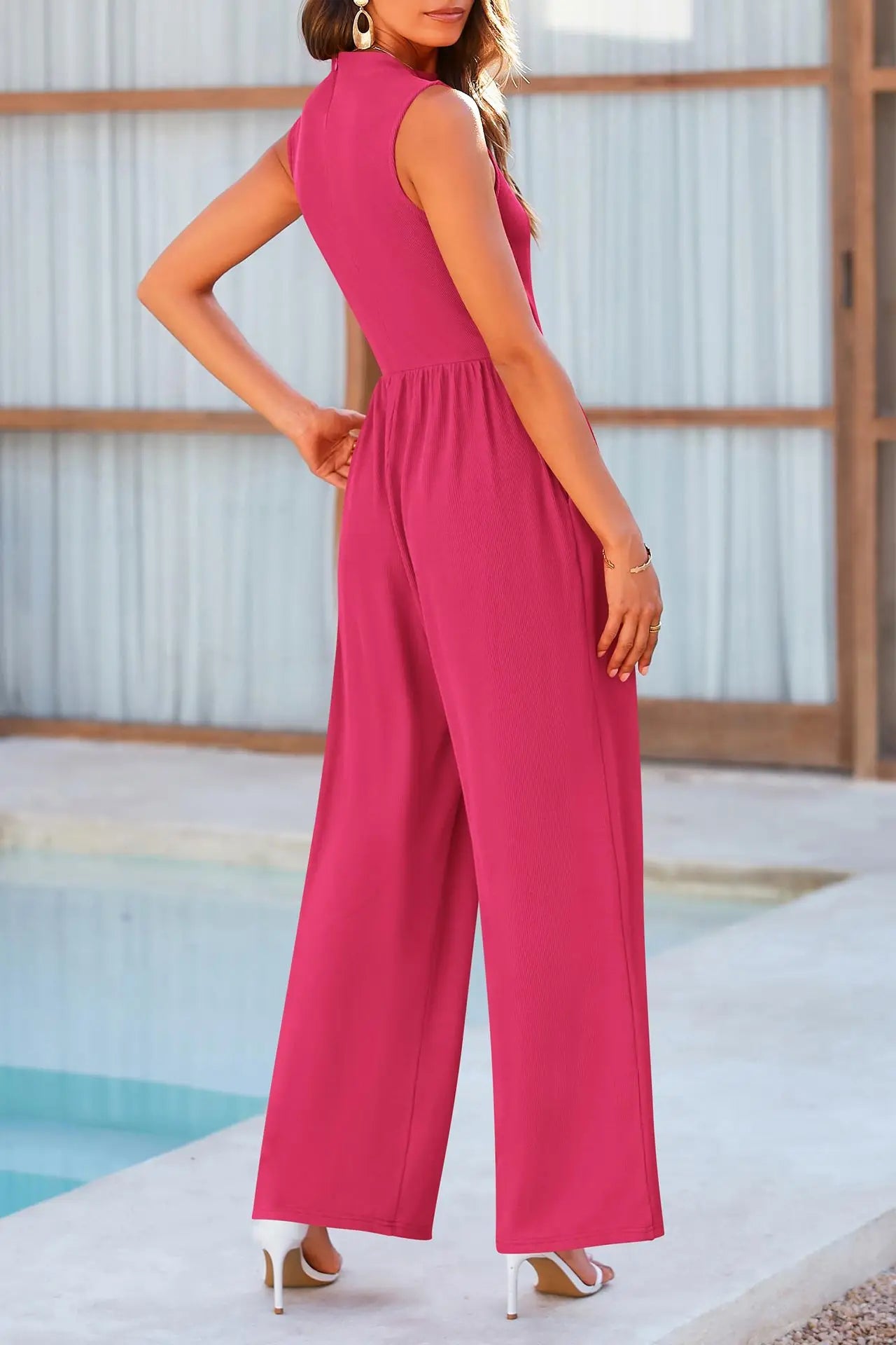 Alma™ | Jumpsuit mit Rundhalsausschnitt