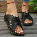 Mirella™ | Keilsandalen mit Knotendetail
