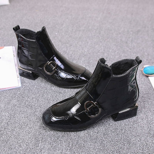 Katrielle™ | Ankle Boots mit Schnalle