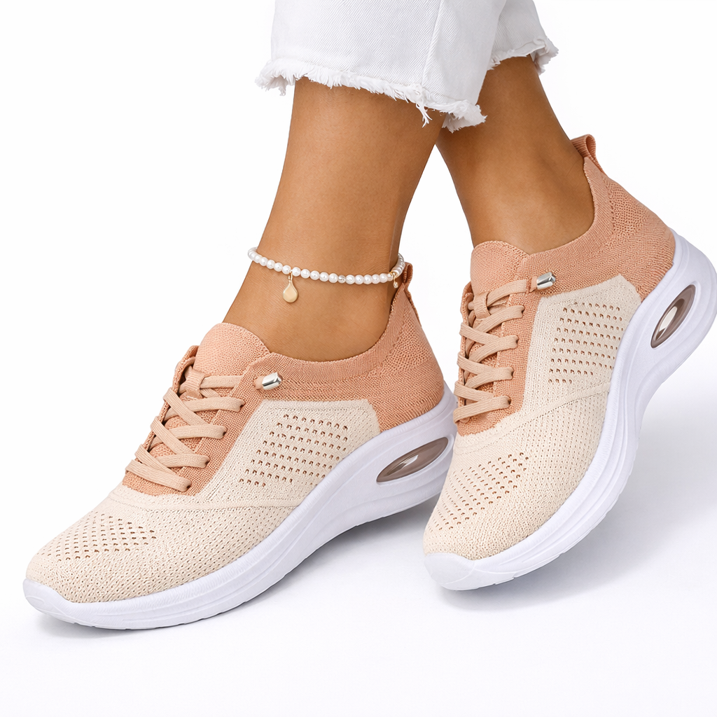 Aubrey | Damensneaker mit orthopädischer Unterstützung und mit atmungsaktivem Design