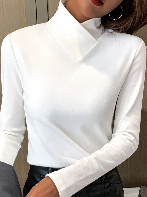 Veerle™ | Elegantes Top mit Asymmetrischem Kragen