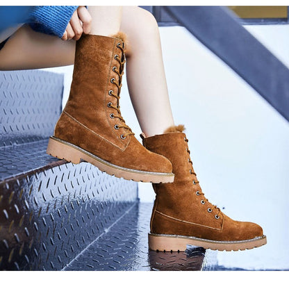 Velmora™ | Wildleder-Schnürstiefel
