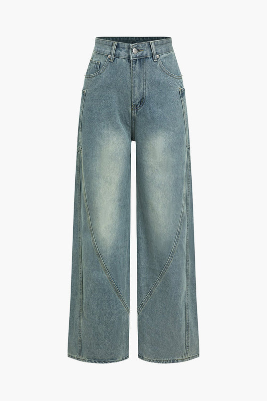 Kirsten™ | Denim mit weitem Bein