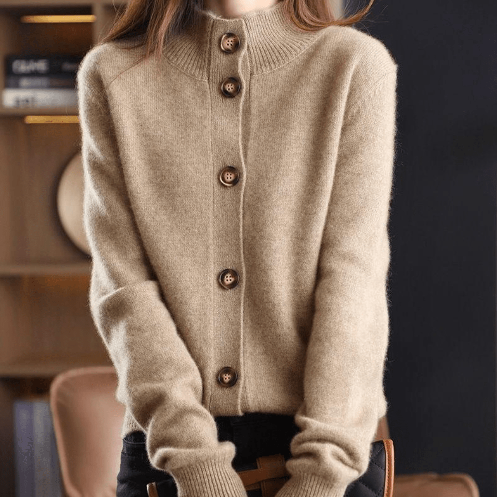 Anny™ | Kasjmier Gestrickte Cardigan