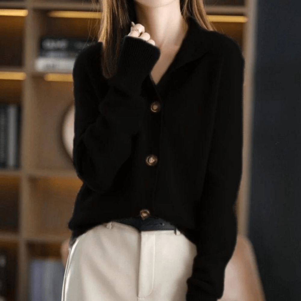 Anny™ | Kasjmier Gestrickte Cardigan