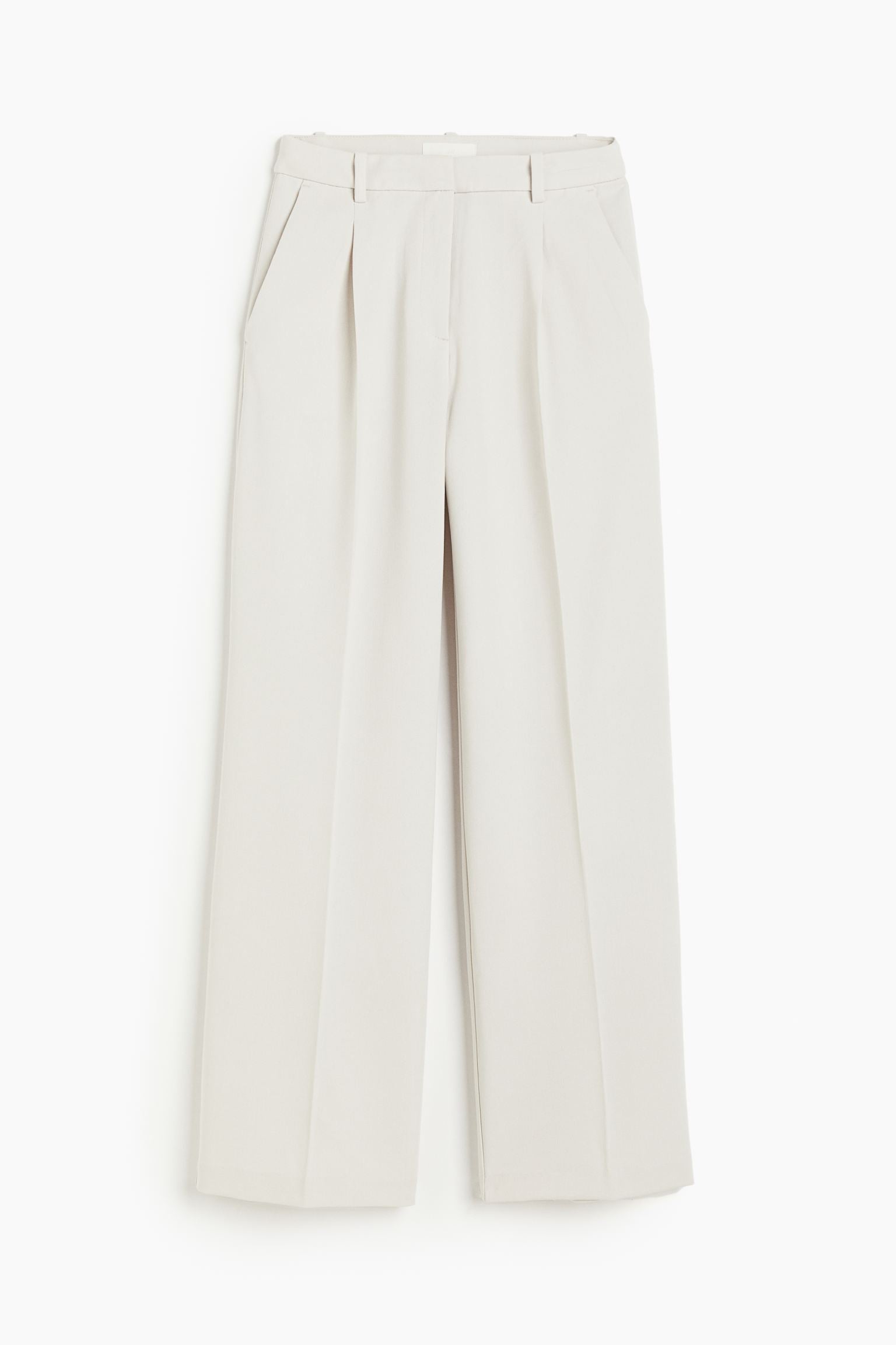 Noemi™ | Hose mit Falten und geradem Bein